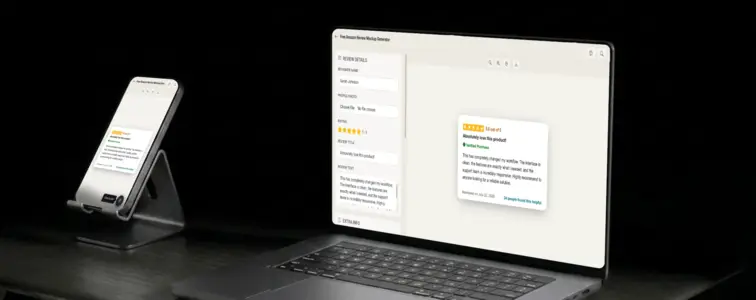 How to create an Amazon review mockup