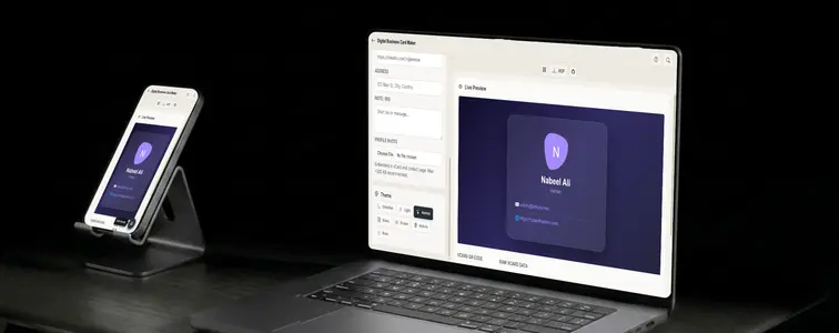 How to create a digital business card (vCard) in minutes