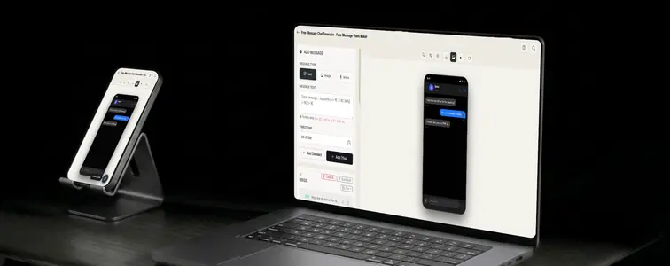 How to create an animated iMessage chat mockup and video