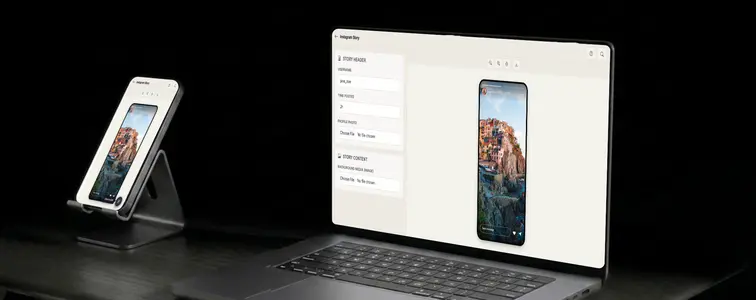 How to create an Instagram story mockup