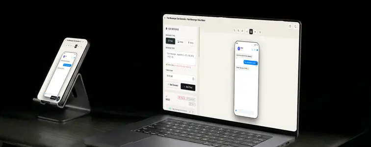 How to create an animated Messenger chat mockup and video