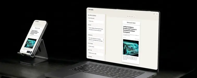 How to create a news headline mockup