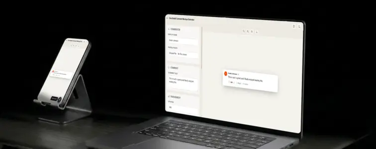 How to create a Reddit comment mockup