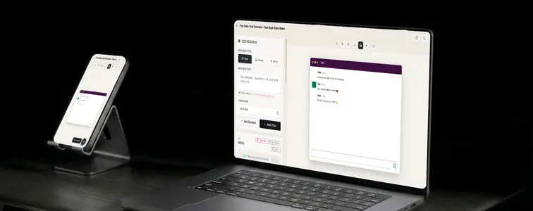 How to create an animated Slack chat mockup and video