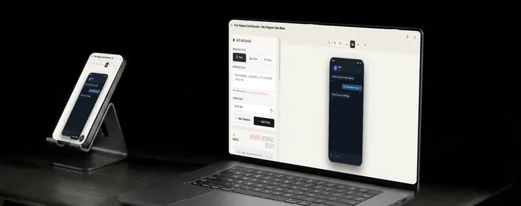How to create an animated Telegram chat mockup and video