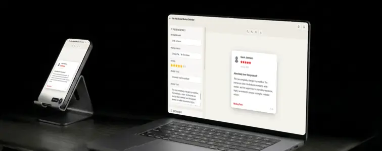 How to create a Yelp review mockup