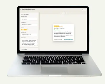 Free Amazon Review Mockup Generator
