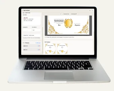 Free Bulk Card Maker - Design Personalized Cards at Scale