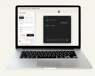 Free ChatGPT Conversation Generator - Fake ChatGPT Video Maker