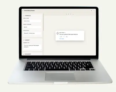 Free YouTube Comment Mockup Generator
