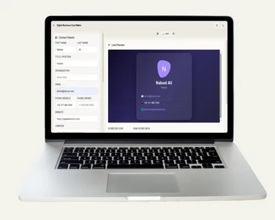 Free Digital Business Card Maker - Create a VCard Online