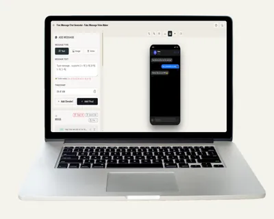 Free iMessage Chat Generator - Fake iMessage Video Maker
