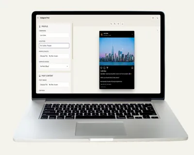 Free Instagram Post Mockup Generator - Fake IG Posts