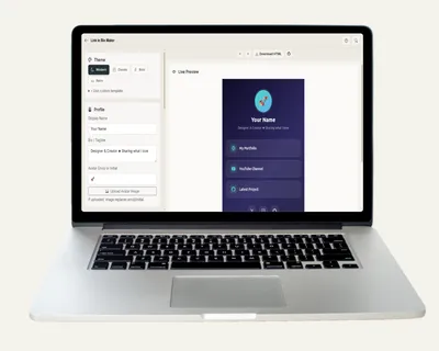 Free Link in Bio Maker - Create a Bio Page Online