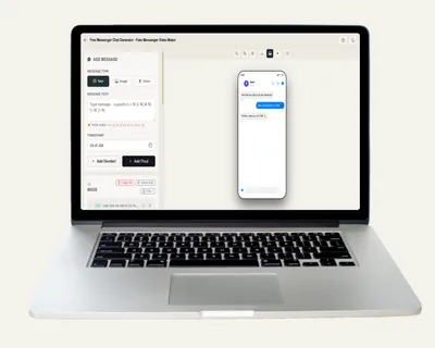 Free Messenger Chat Generator - Fake Messenger Video Maker