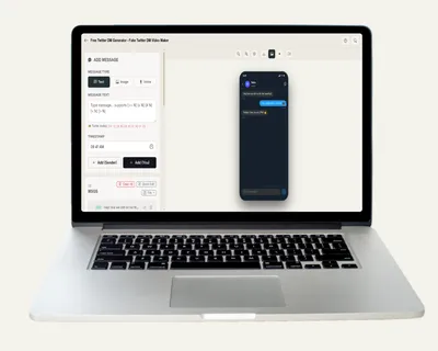 Free Twitter DM Generator - Fake Twitter DM Video Maker