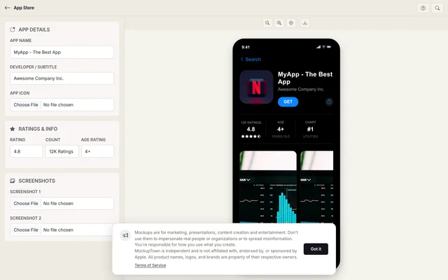 App Store Screenshot Generator workspace