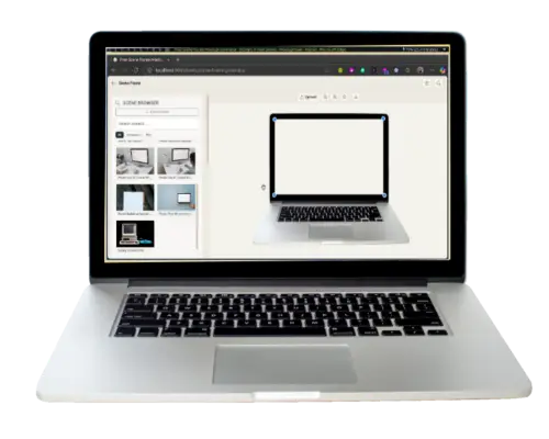 Scene frame mockups